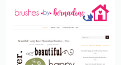 Desktop Screenshot of brushesbybernadine.com